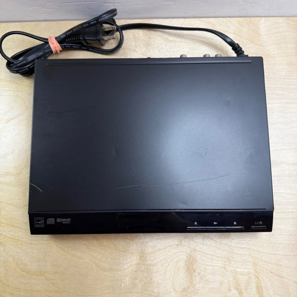 Sony DVP-SR210P DVD Player Black Progressive Scan with Remote and AV Cables